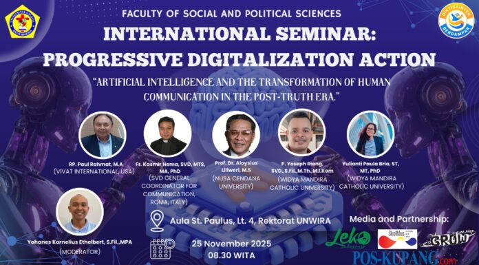 FISIP UNWIRA Bedah Tantangan Kemanusiaan di Era Post-Truth Lewat Seminar Internasional