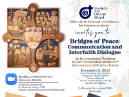 Webinar Global SVD: Menjadikan Komunikasi “Jembatan Damai” di Tengah Dunia yang Terpolarisasi